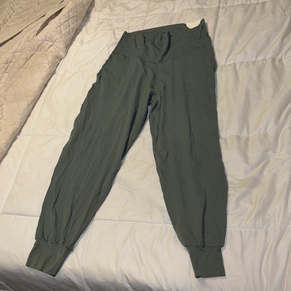 Aerie Offline Olive Green High-Waisted Joggers